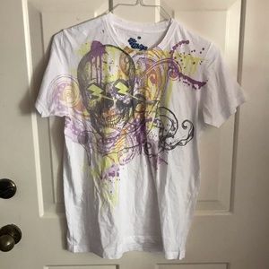 Men’s Mr. Chips Skeleton head lightning bolt shirt